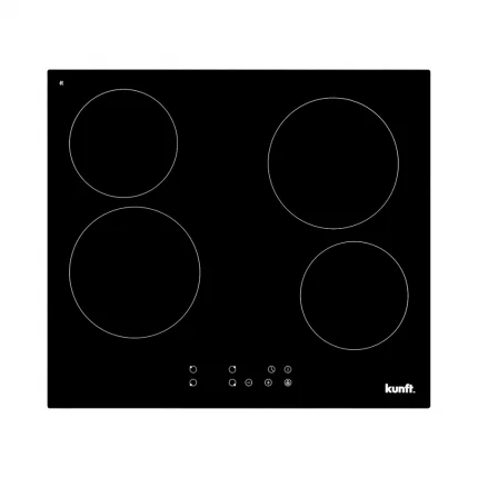 KUNFT KVH3935 – Placa Vitrocerámica Eléctrica de 59 cm en Negro